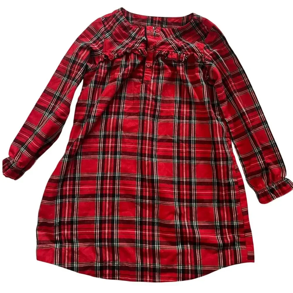 Crewcuts christmas nightgown size 8